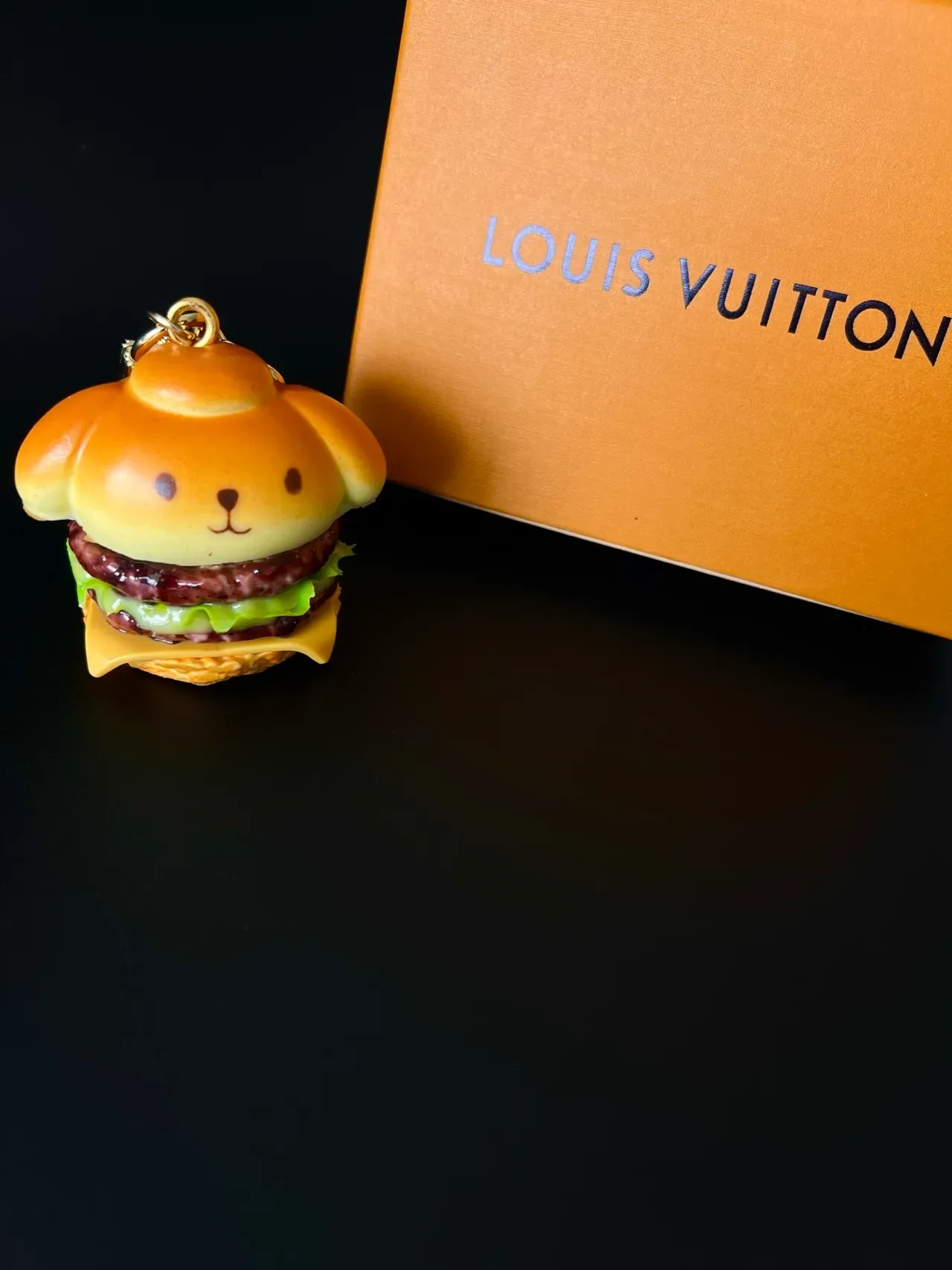 Louis Vuitton Yellow Red Burger-Shaped Character-Themed Crossbody Bag 6