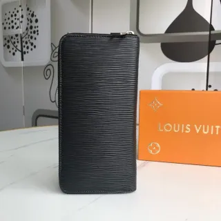 Louis Vuitton Zippy Wallet Black Epi Leather Long Wallet