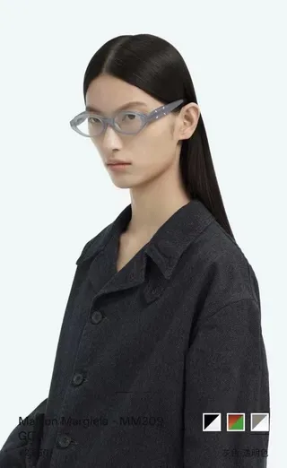 Maison Margiela MM209 Translucent Gray Optical Glasses 4