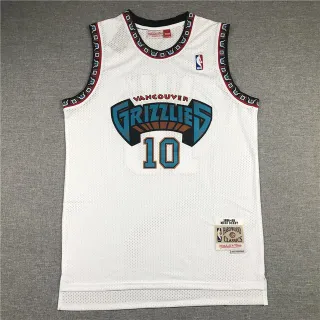 Mitchell & Ness Hardwood Classics Vancouver Grizzlies Mike Bibby White Mesh Jersey