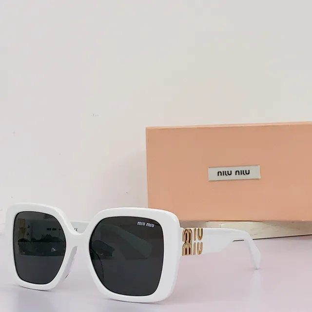 Miu Miu MU 10YS Black Oversized Square Sunglasses 7