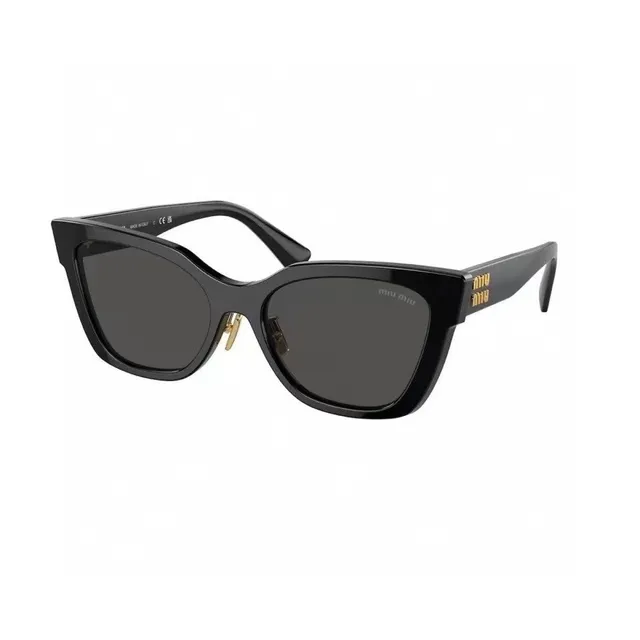 Miu Miu Wander Marron Vert Silhouette Chat-Oeil Monture Plastique Écaille de Tortue Lunettes de Soleil 3