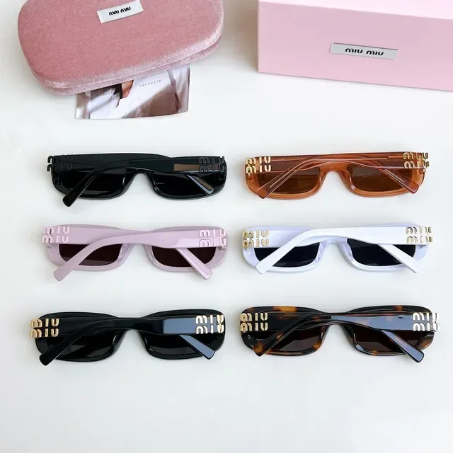 Miu Miu Wander Tortoiseshell Rectangular Sunglasses 4