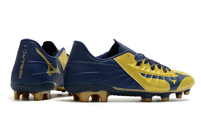 Mizuno Noir Rouge Low-Cut Upper Synthétique Texturé Forefoot Firm-Ground Chaussures de Soccer 5