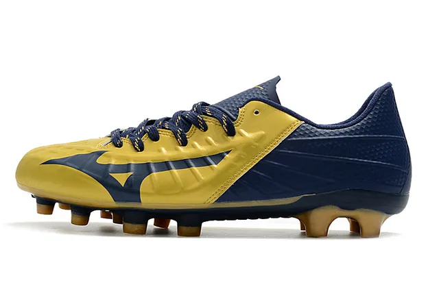 Mizuno Noir Rouge Low-Cut Upper Synthétique Texturé Forefoot Firm-Ground Chaussures de Soccer 8