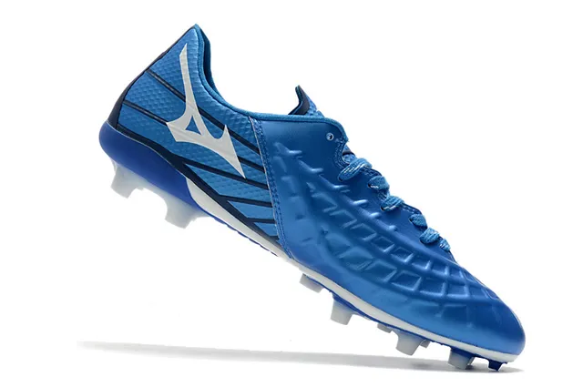Mizuno Noir Rouge Low-Cut Upper Synthétique Texturé Forefoot Firm-Ground Chaussures de Soccer 9