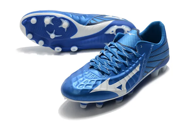 Mizuno Noir Rouge Low-Cut Upper Synthétique Texturé Forefoot Firm-Ground Chaussures de Soccer 11