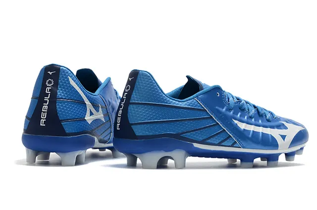 Mizuno Noir Rouge Low-Cut Upper Synthétique Texturé Forefoot Firm-Ground Chaussures de Soccer 12