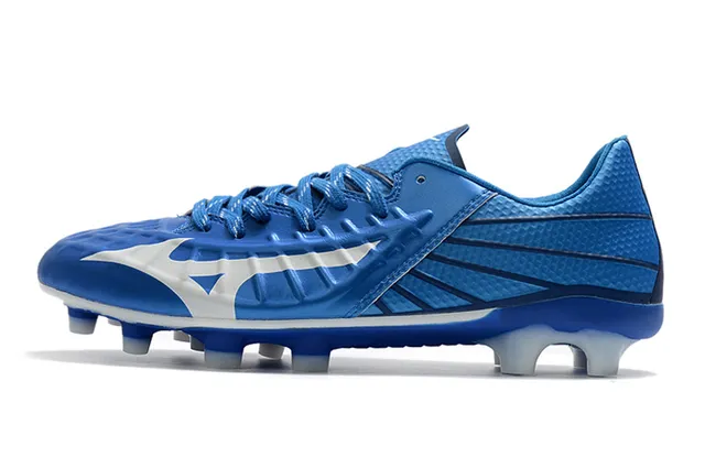 Mizuno Noir Rouge Low-Cut Upper Synthétique Texturé Forefoot Firm-Ground Chaussures de Soccer 15