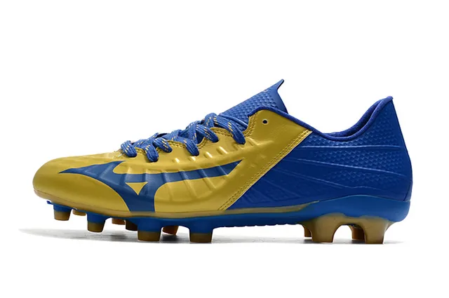 Mizuno Noir Rouge Low-Cut Upper Synthétique Texturé Forefoot Firm-Ground Chaussures de Soccer 22