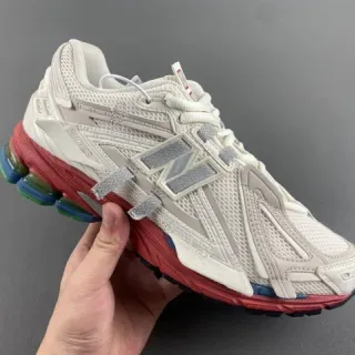 New Balance 1300 Off-White Red Blue Green Running Shoes