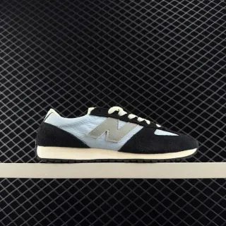 New Balance 237 Black Light Blue Suede Lifestyle Sneakers