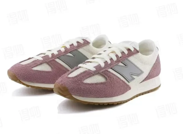 New Balance 327 Chaussures Lifestyle en daim et mesh couleur rose poudrée 6