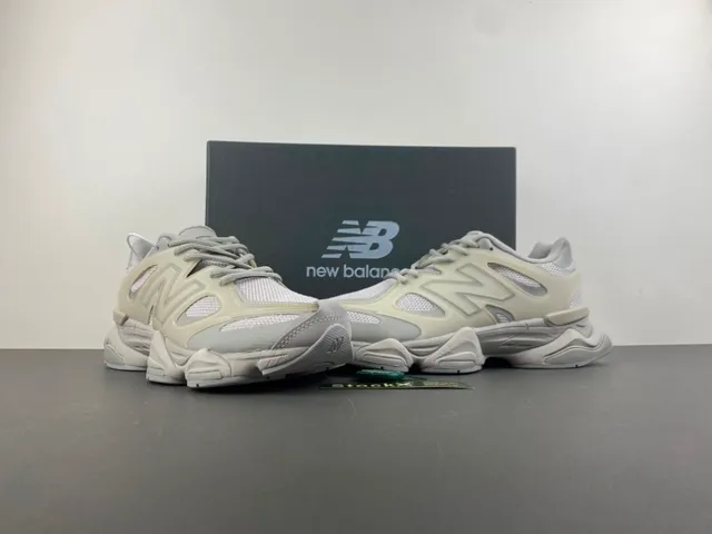 New Balance 9060 Beige Monochrome Chunky Chaussures 13