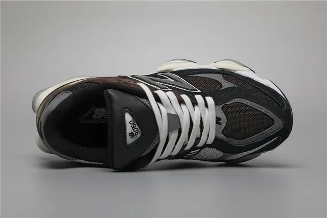 New Balance 9060 Sneakers Lifestyle Marron Noir Blanc 7