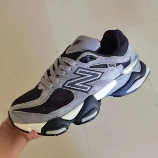 New Balance 9060 Gray and Black Lifestyle Sneakers