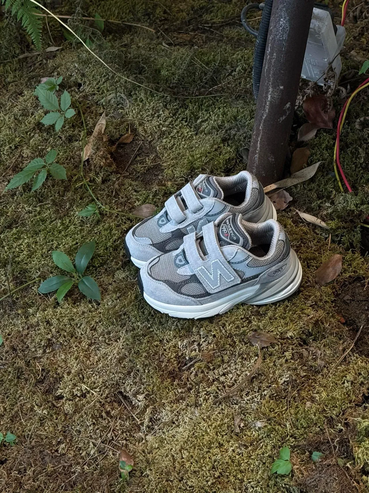New Balance 990 رمادي أسود سيليويت كثيف حزام فيلكرو مزدوج أحذية أسلوب حياة 21