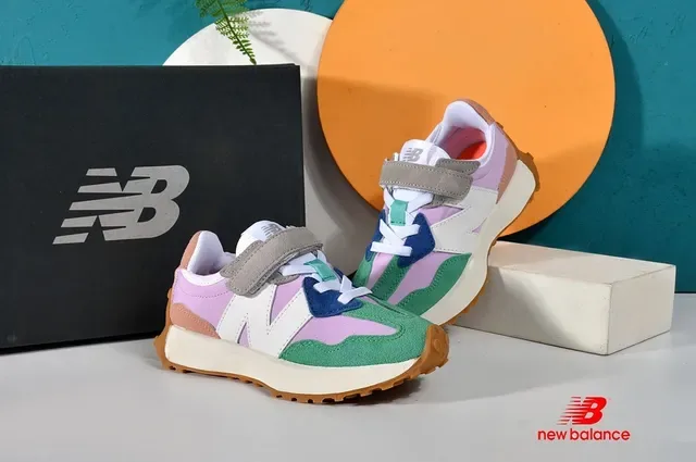 New Balance بيج أسود Retro Runner Velcro حزام أسلوب حياة 16