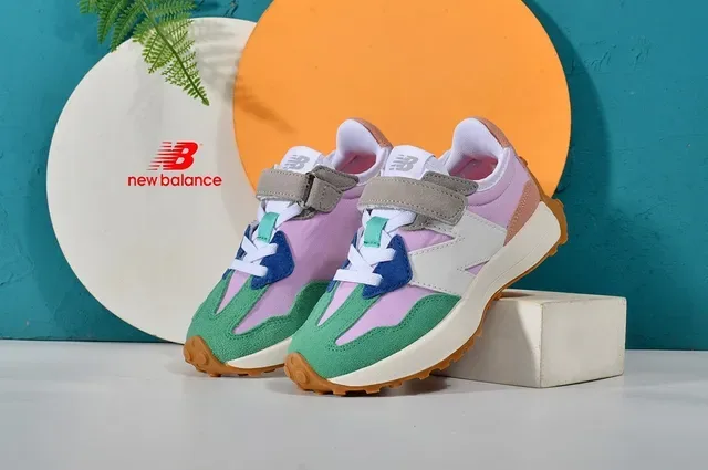 New Balance بيج أسود Retro Runner Velcro حزام أسلوب حياة 24