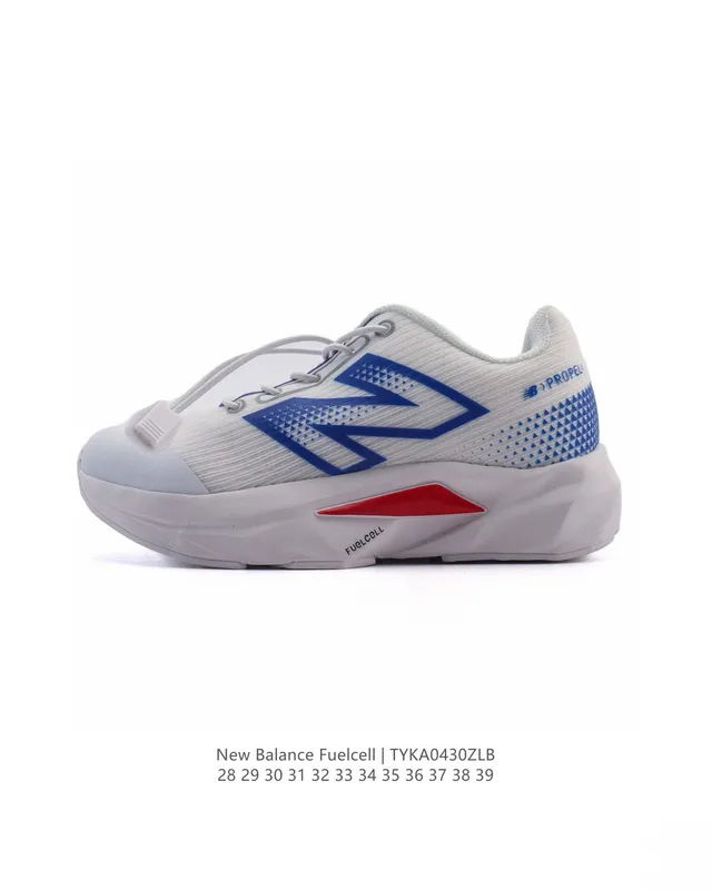 New Balance Fuelcell Blanc Bleu Rouge Chaussures Lifestyle 9