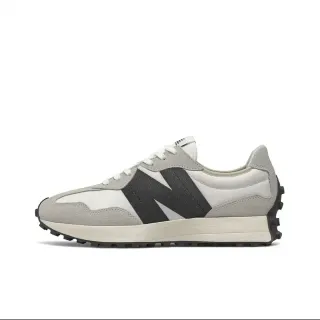 New Balance Gray White Retro Runner Layered Suede And Textile Upper Lifestyle Sneakers