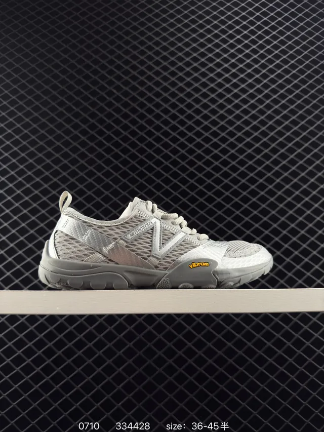 New Balance MT10 Série Chaussures de course Barefoot en maille grise à semelle mince 5