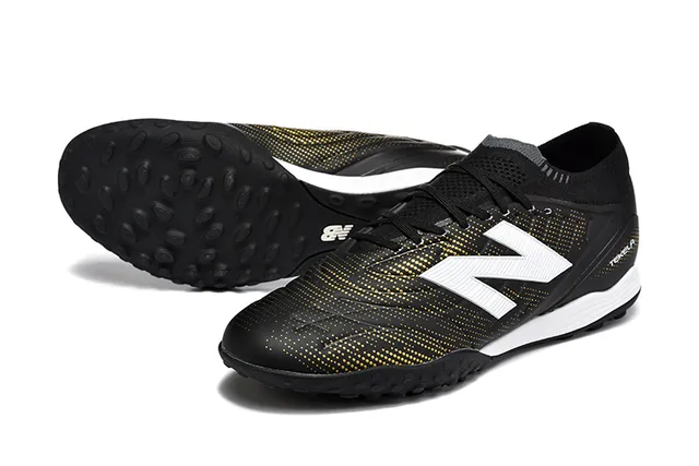New Balance Tekela Azul Vermelho Baixo Corte Upper Sintético Colar Ajustável para Meia Gramado Artificial Sapatos de Futebol 7