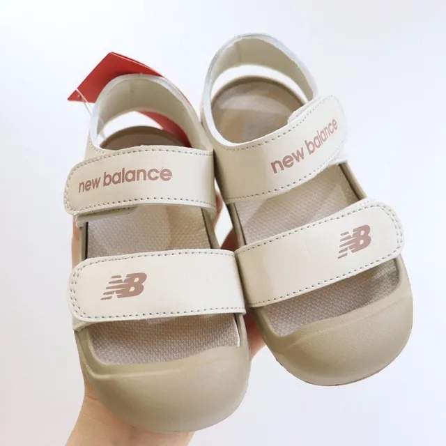 New Balance Sandales à deux sangles avec Velcro pour enfants casual 19