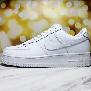 Nike Air Force 1 All-White Lifestyle Sneakers