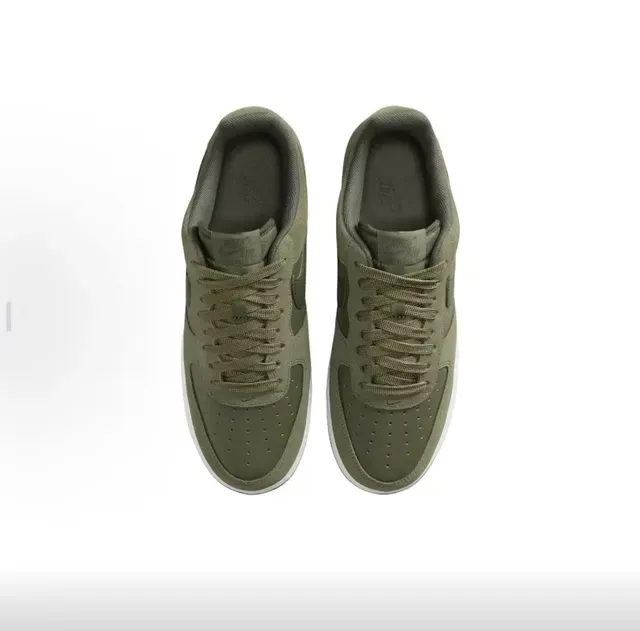 Nike Air Force 1 Army Green Lifestyle Sneakers 4