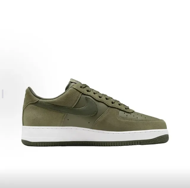 Nike Air Force 1 Army Green Lifestyle Sneakers 5