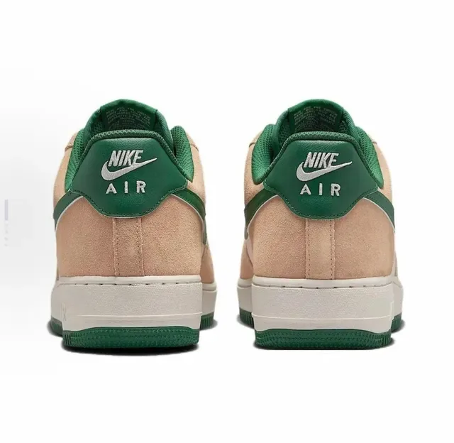 Nike Air Force 1 Beige and Green Lifestyle Sneakers 5