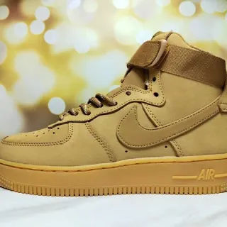 Nike Air Force 1 High Utility Tan Lifestyle Sneakers
