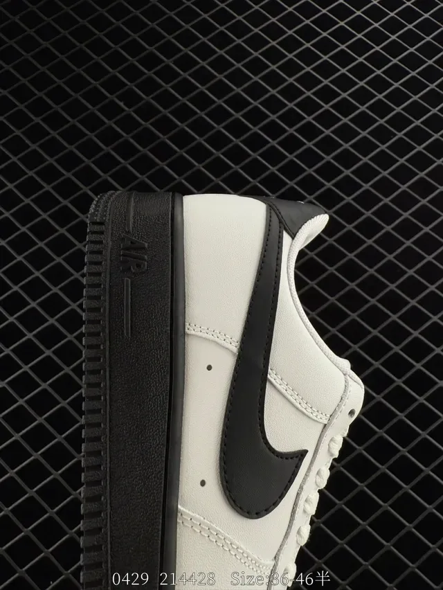 Nike Air Force 1 Low Off-White and Black Lifestyle Sneakers 3