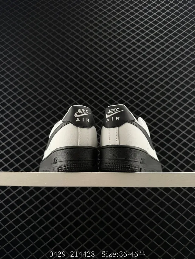 Nike Air Force 1 Low Off-White and Black Lifestyle Sneakers 6