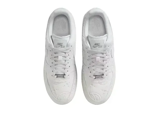 Nike Air Force 1 Monochrome Embossé Paisley Chaussures Lifestyle 4