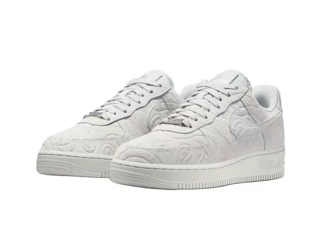 Nike Air Force 1 Monochrome Embossé Paisley Chaussures Lifestyle 5