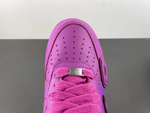 Nike Air Force 1 Purple 3D AIR Lettering Lifestyle Sneakers 5