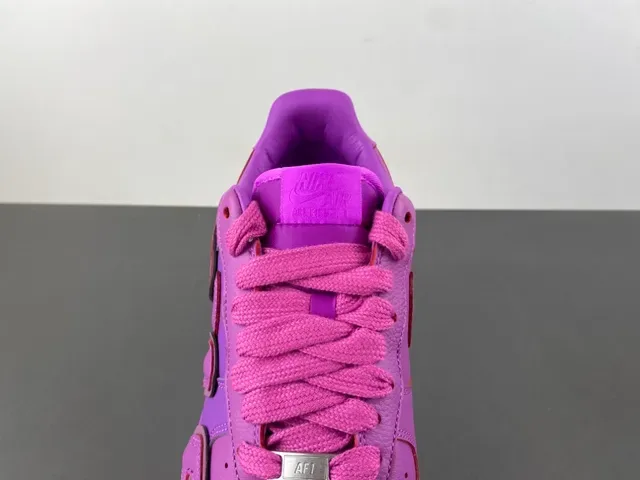 Nike Air Force 1 Purple 3D AIR Lettering Lifestyle Sneakers 6