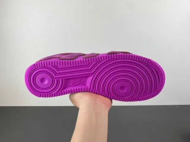 Nike Air Force 1 Purple 3D AIR Lettering Lifestyle Sneakers 9