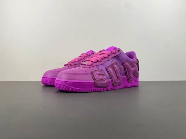 Nike Air Force 1 Purple 3D AIR Lettering Lifestyle Sneakers 10