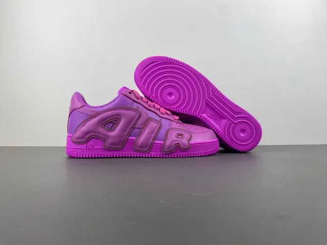 Nike Air Force 1 Purple 3D AIR Lettering Lifestyle Sneakers 12