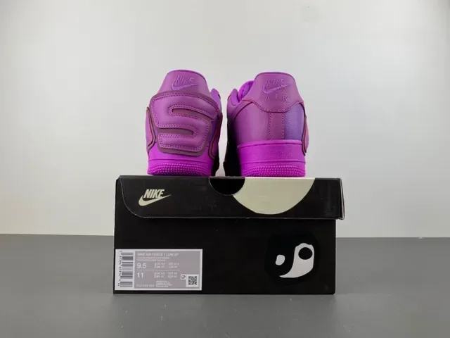 Nike Air Force 1 Purple 3D AIR Lettering Lifestyle Sneakers 17