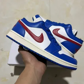 Nike Air Jordan 1 Blue White Red Lifestyle Sneakers