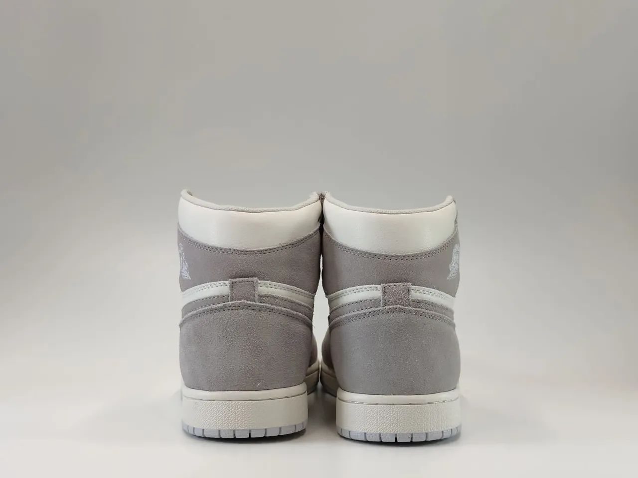 Nike Air Jordan 1 Gray Suede High-Top Basketball Shoes 6