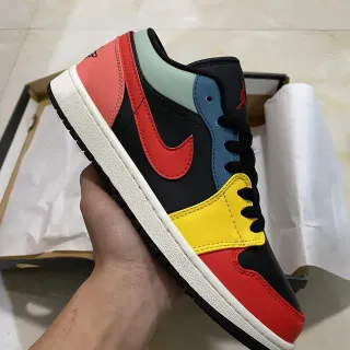 Nike Air Jordan 1 Low Multicolor Lifestyle Sneakers