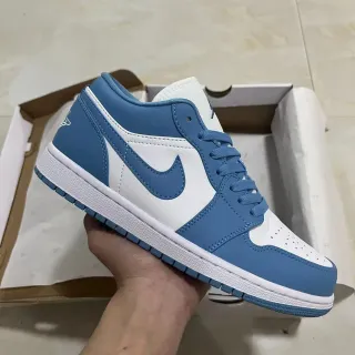Nike Air Jordan 1 Low University Blue White Lifestyle Sneakers