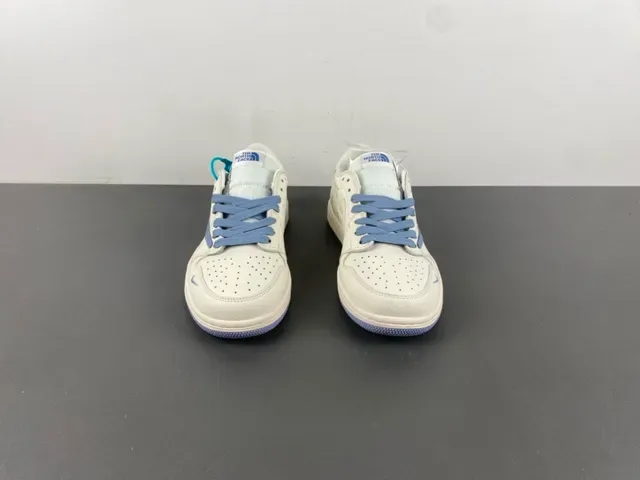 Nike Air Jordan 1 Low x Supreme x The North Face Off-White Lifestyle Sneakers 12
