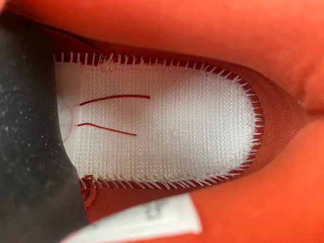 Nike Air Jordan 4 Vermelho Laranja Camurça Tênis de Basquete 8
