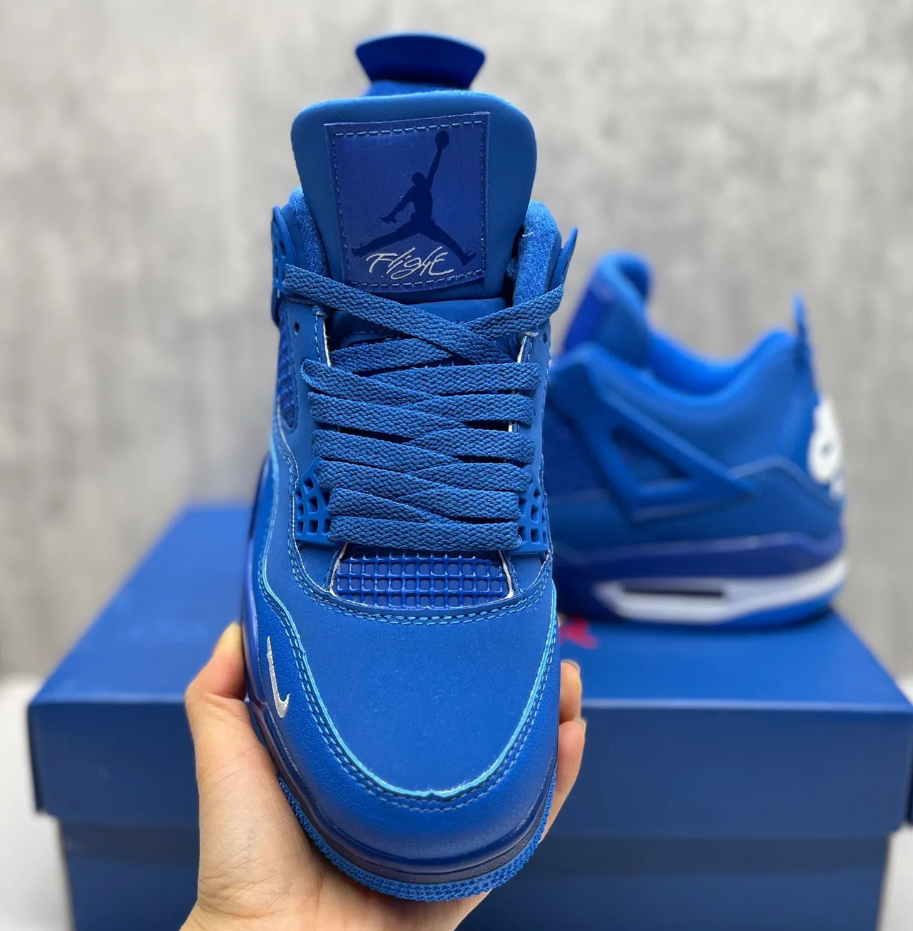 Nike Air Jordan 4 Royal Blue Basketball Shoes 3